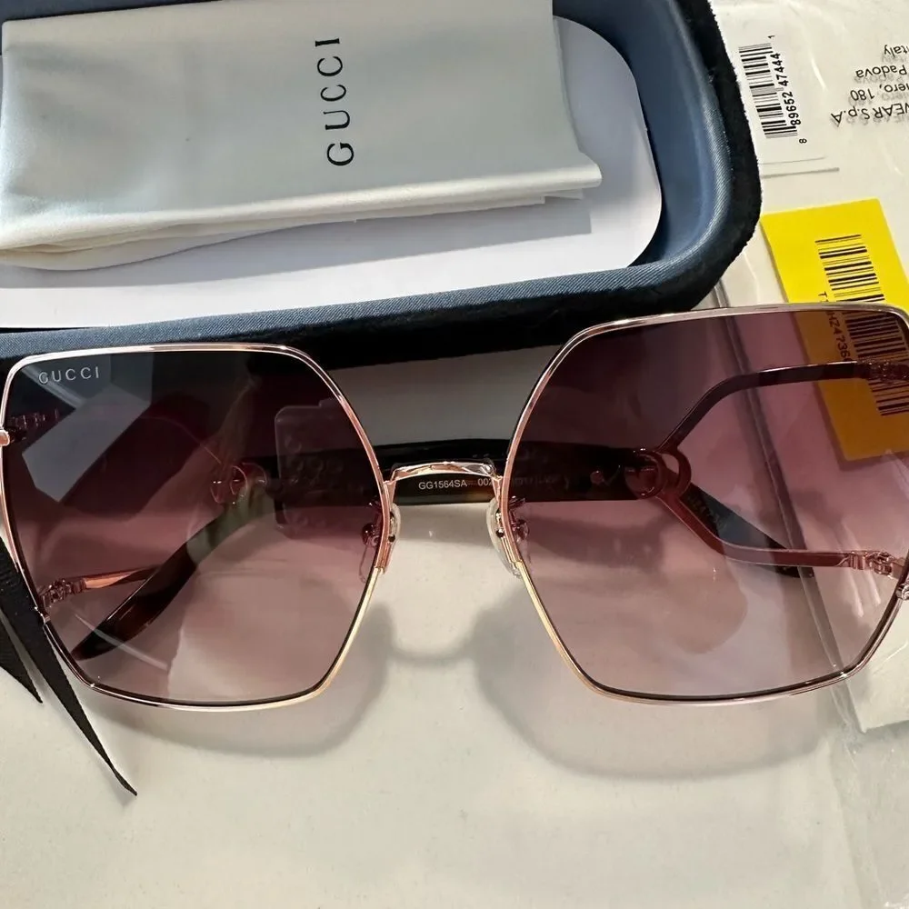 Gucci  Geometric Sunglasses